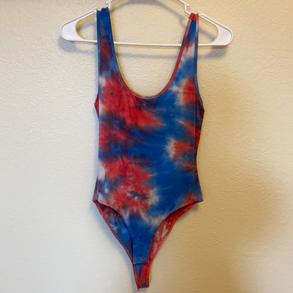 Tie dye body suit